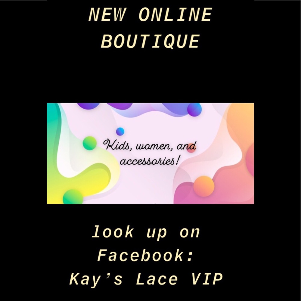 NEW ONLINE FACEBOOK: go follow Kay’s Lace VIP